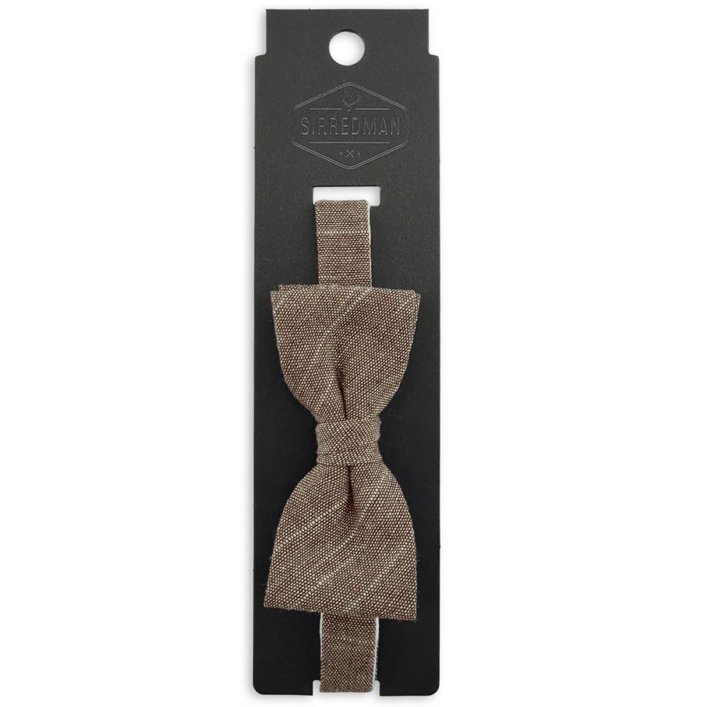 Kinderfliege Linen Love Brown - 2