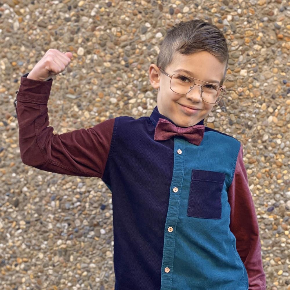 Kinderfliege Perfect Presence Mauve - 1