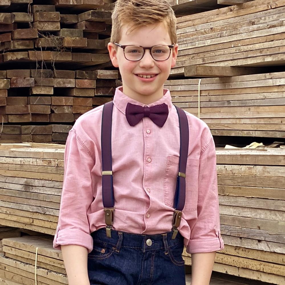 Kinderhosenträger Crushed Berry - 1