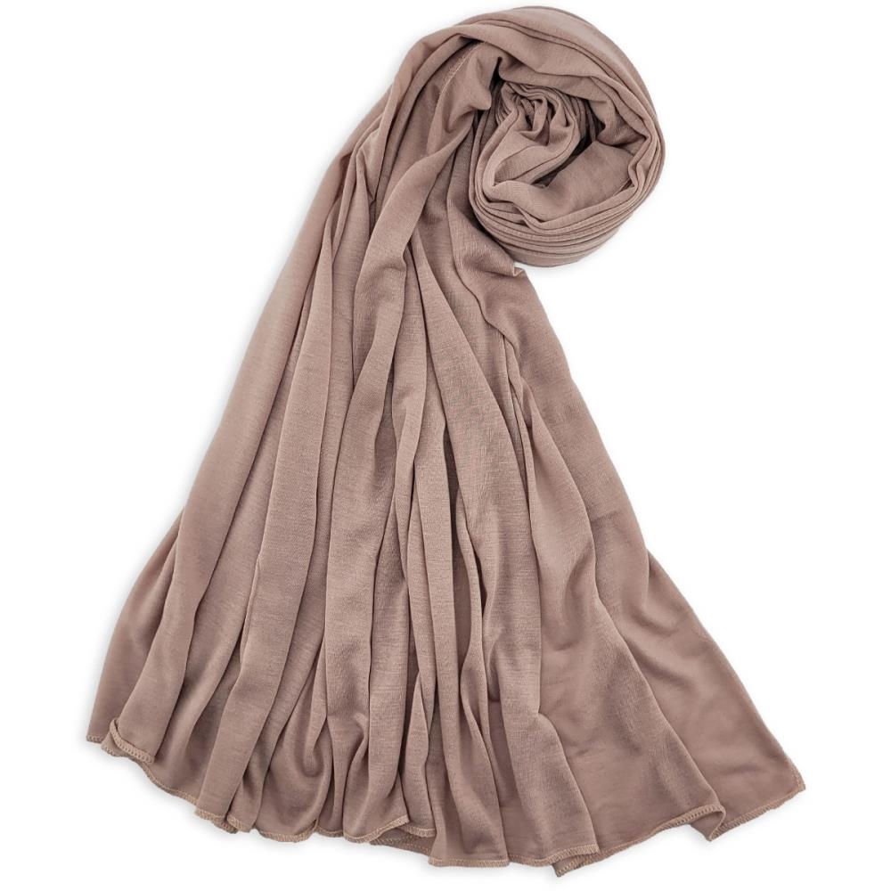 Kopftuch Polyester-Jersey einfarbig antique rose - 1