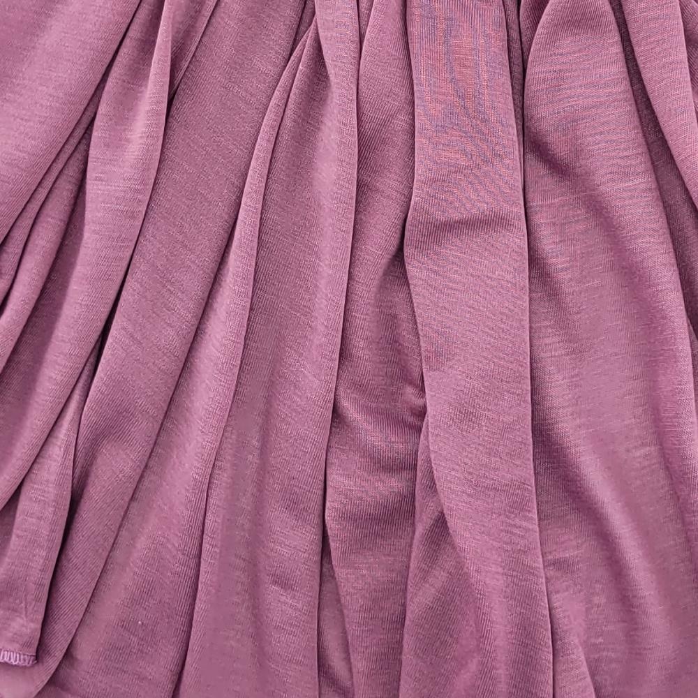 Kopftuch Polyester-Jersey einfarbig berry - 3