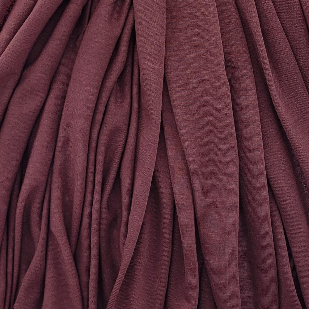 Kopftuch Polyester-Jersey einfarbig bordeaux - 3