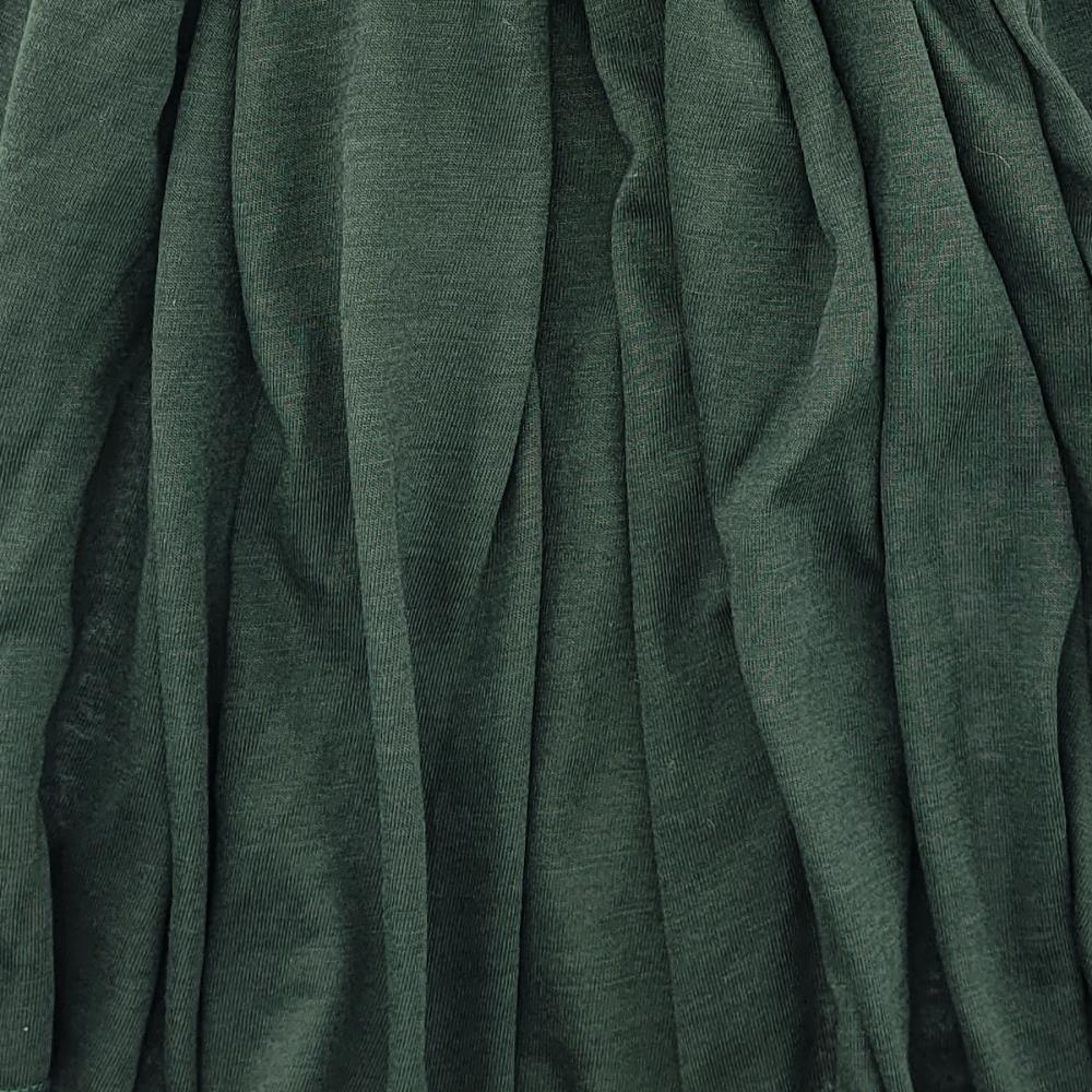 Kopftuch Polyester-Jersey einfarbig dunkelgrün - 3
