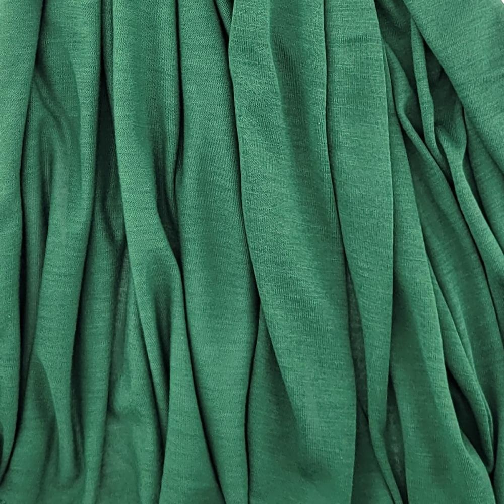 Kopftuch Polyester-Jersey einfarbig flaschengrün - 3