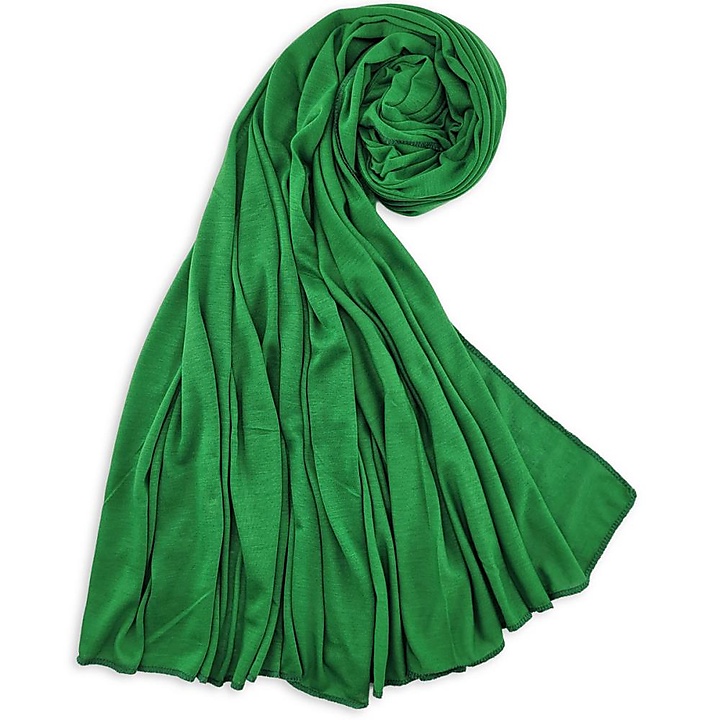 Kopftuch Polyester-Jersey einfarbig grün