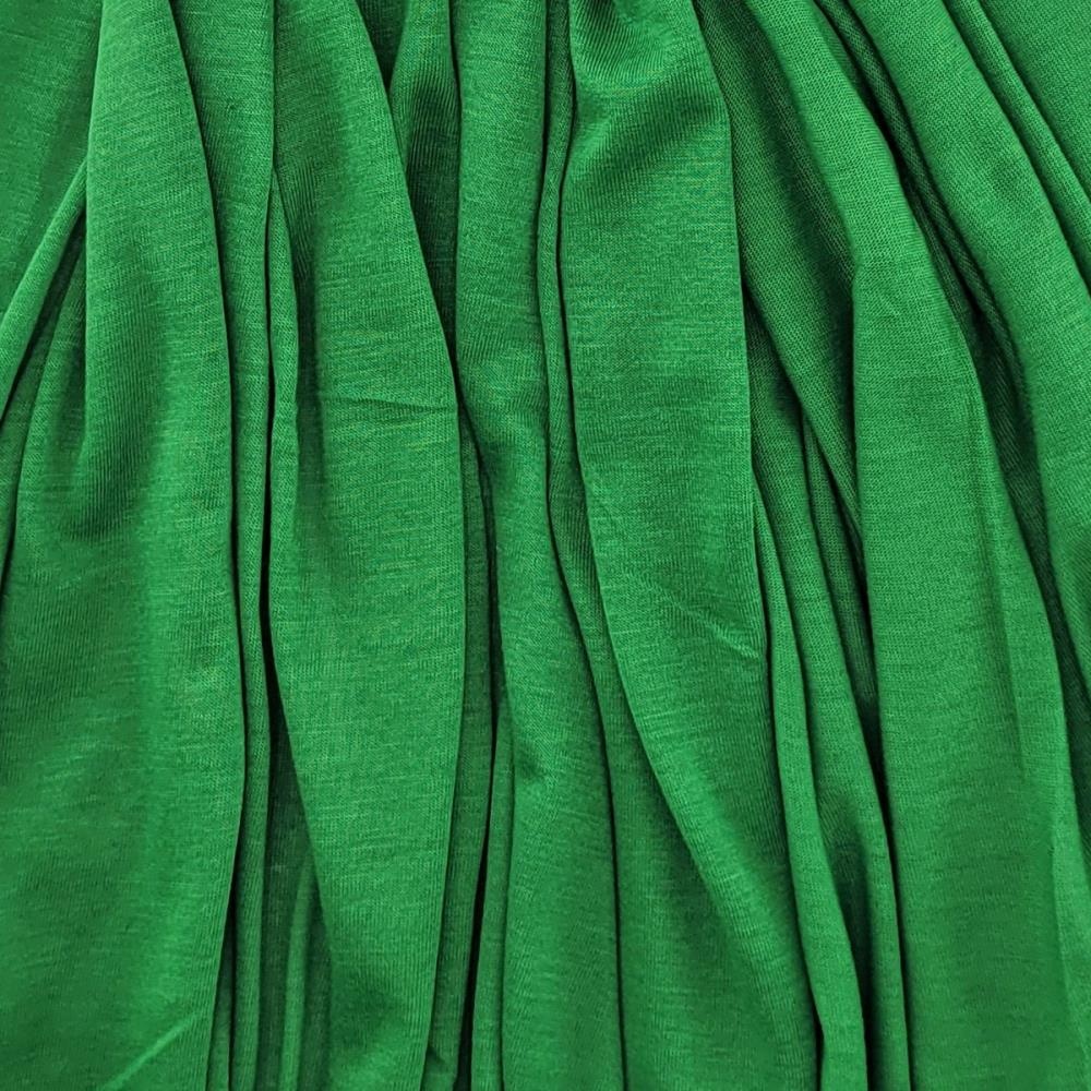 Kopftuch Polyester-Jersey einfarbig grün - 3