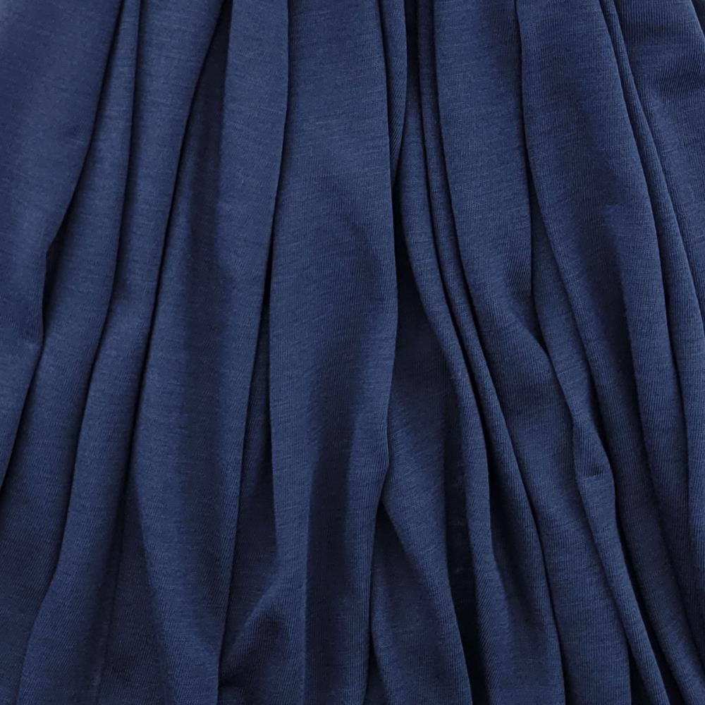 Kopftuch Polyester-Jersey einfarbig marineblau - 3