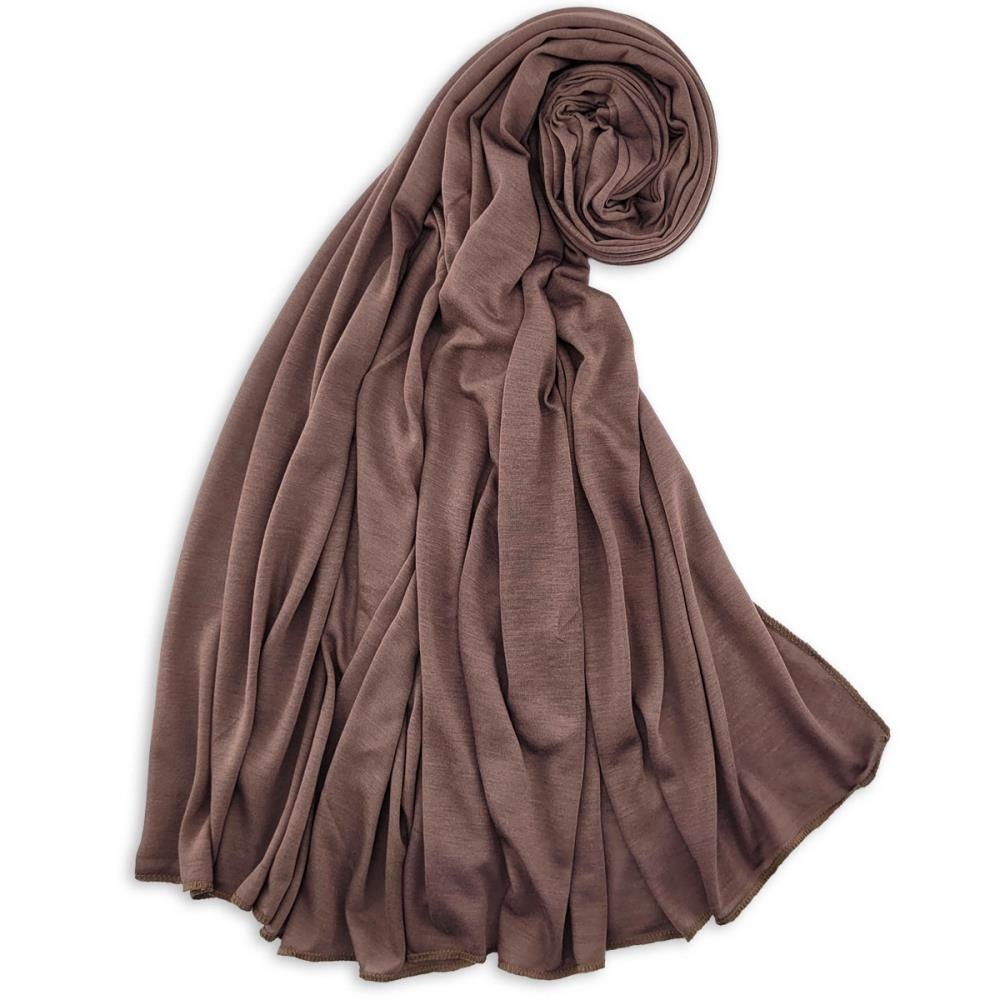 Kopftuch Polyester-Jersey einfarbig mauve - 1