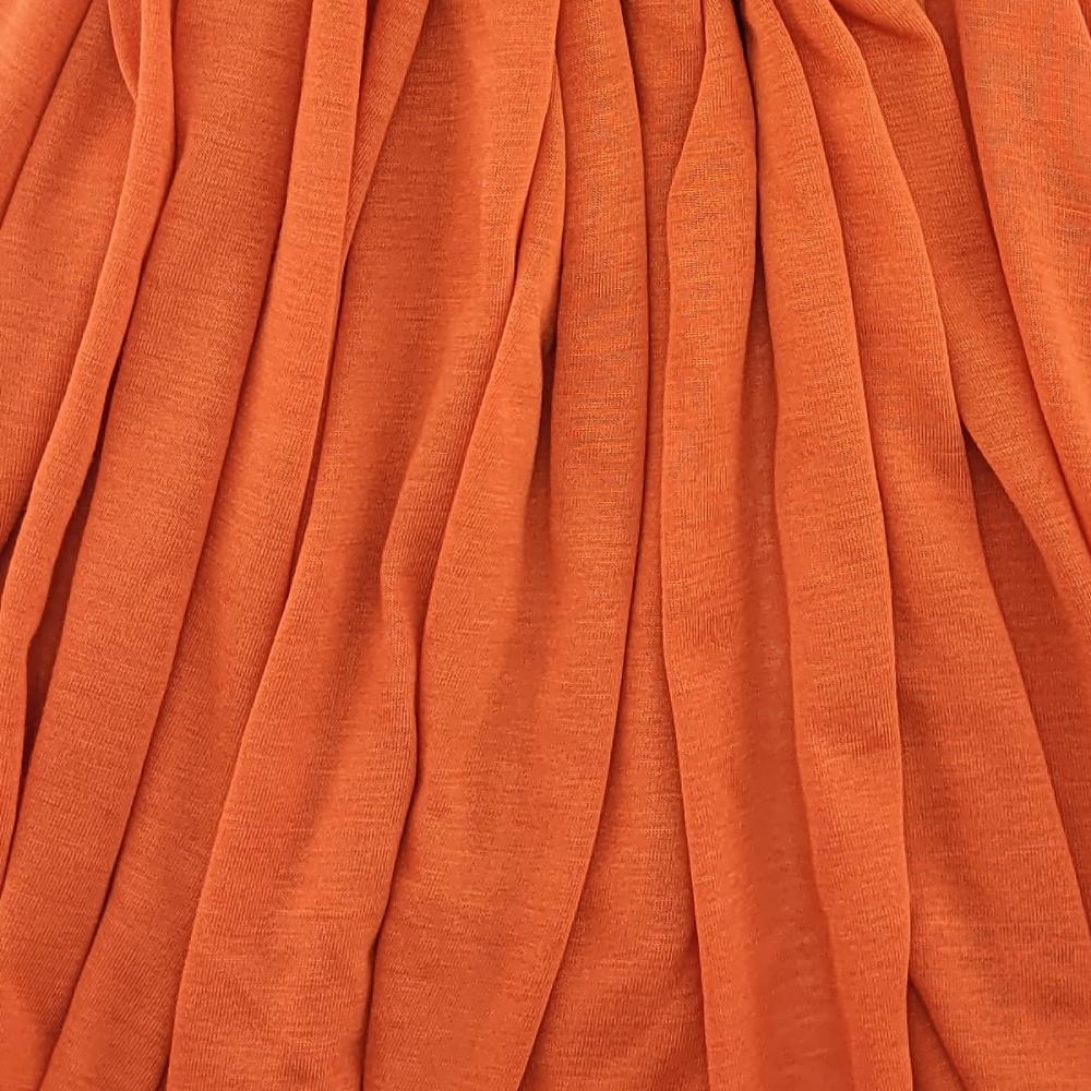 Kopftuch Polyester-Jersey einfarbig orange - 3