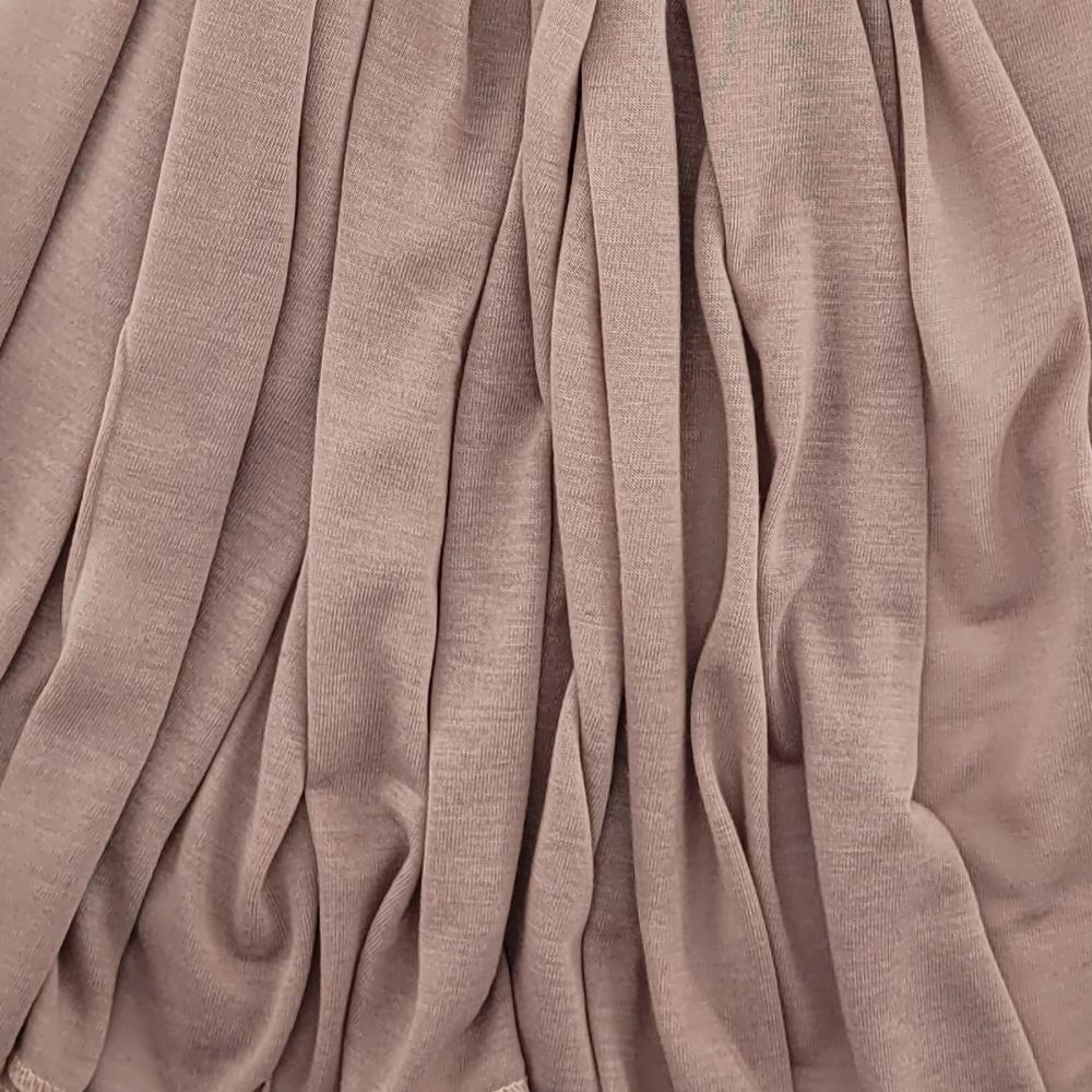 Kopftuch Polyester-Jersey uni antique rose - 3