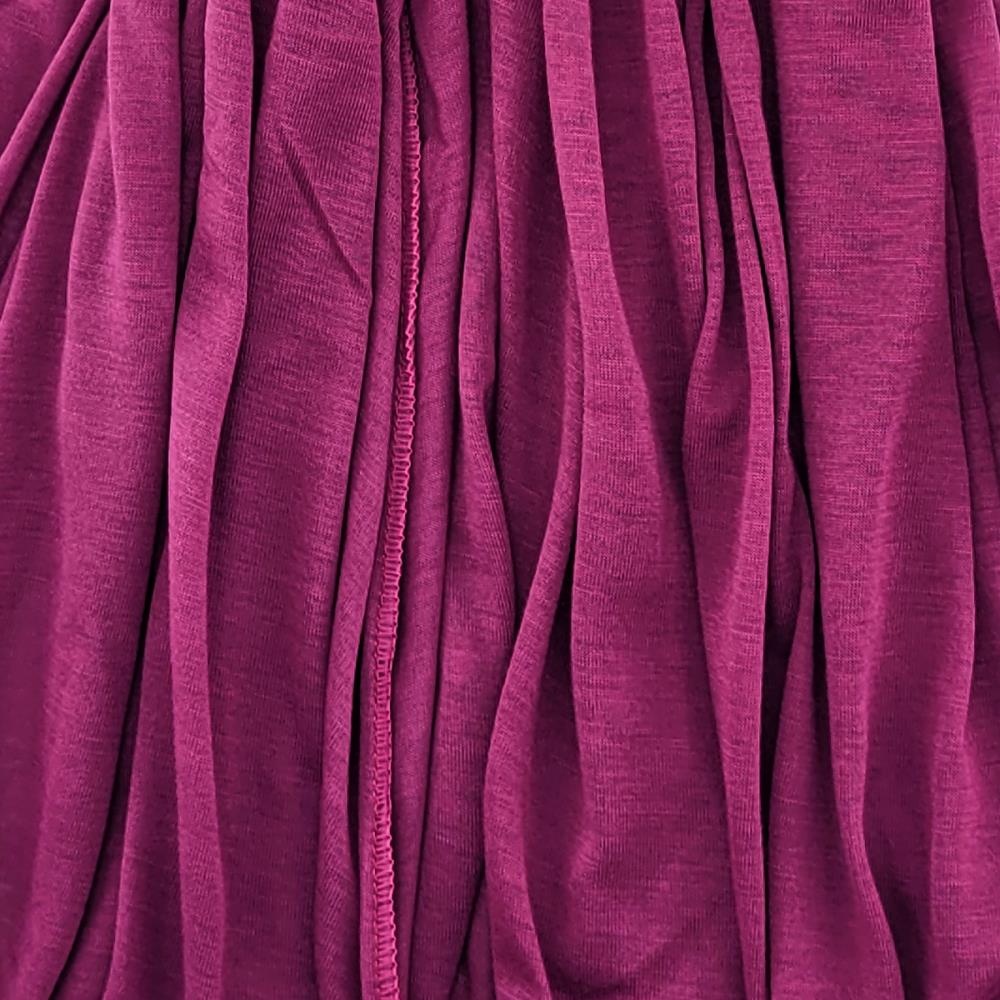 Kopftuch Polyester-Jersey uni Fuchsie - 3