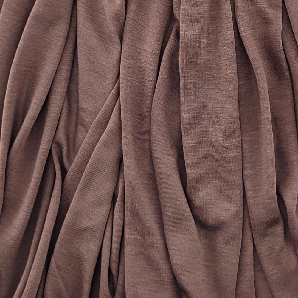 Kopftuch Polyester-Jersey uni mauve - 3