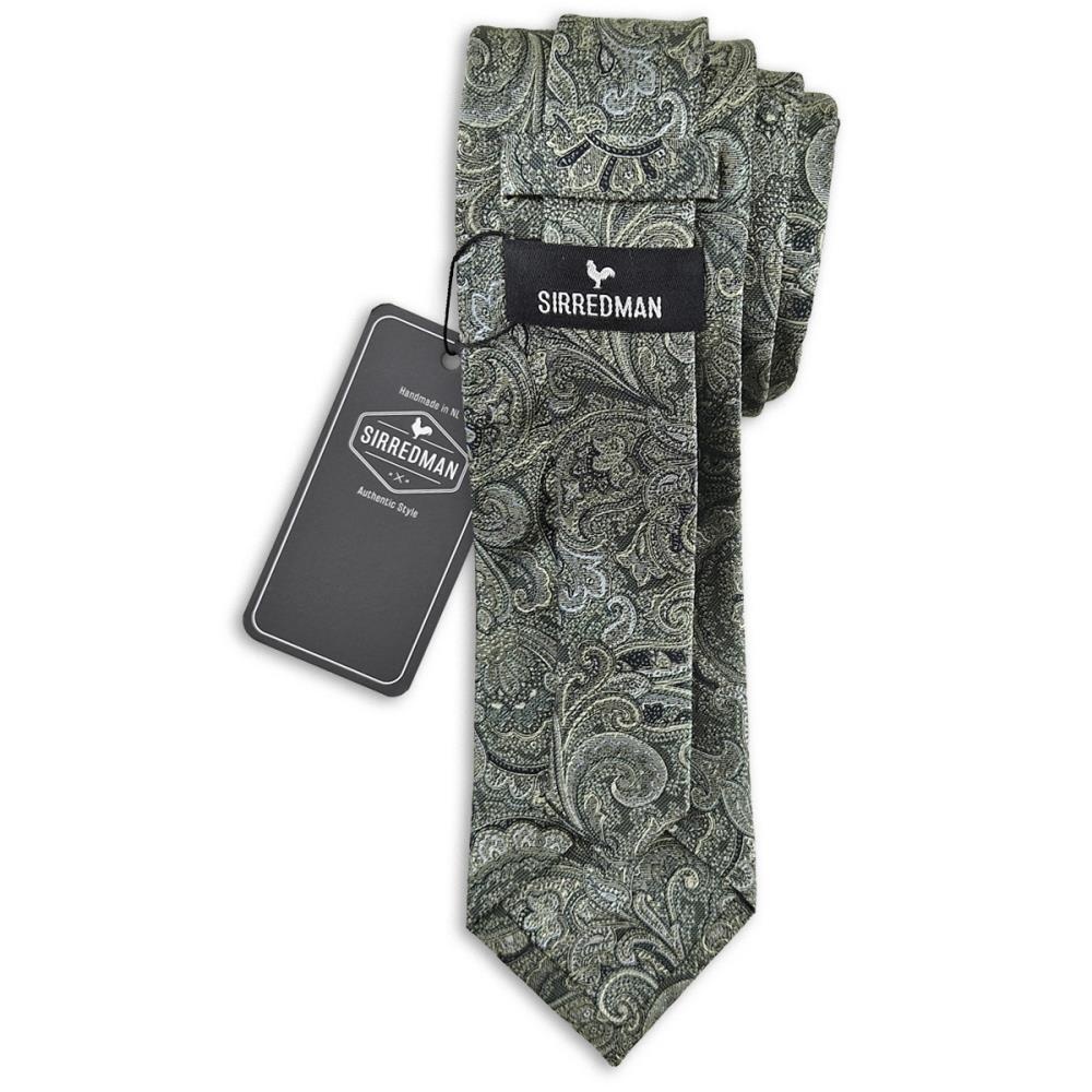 Krawatte Eternal Paisley Green - 2