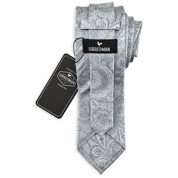 Krawatte Eternal Paisley Light Blue