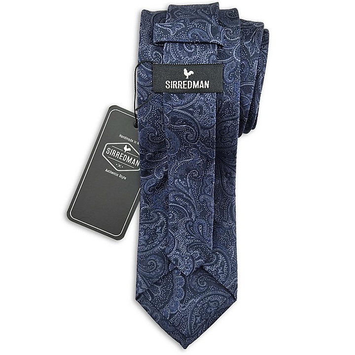 Krawatte Eternal Paisley Navy
