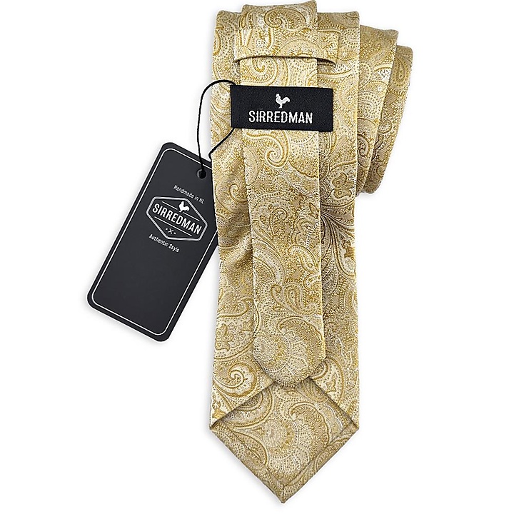 Krawatte Eternal Paisley Yellow