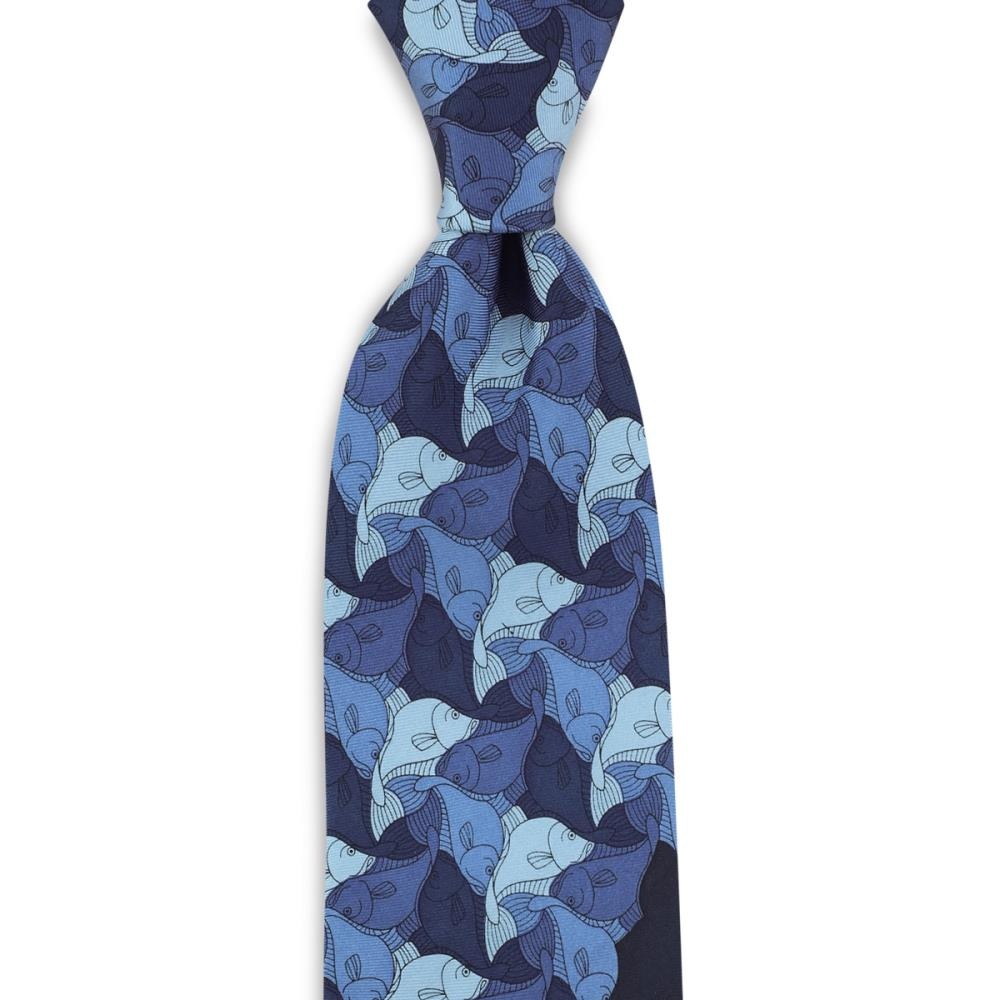 Krawatte Fish blue - 1