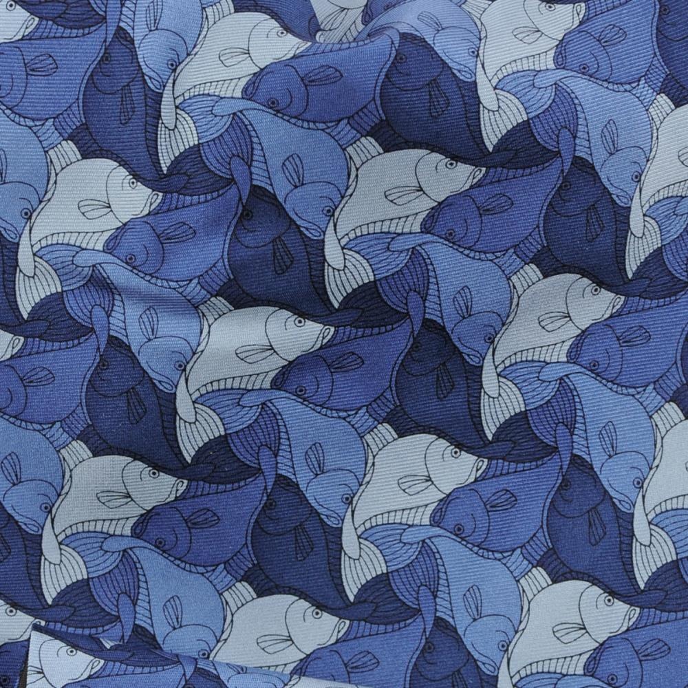 Krawatte Fish blue - 4
