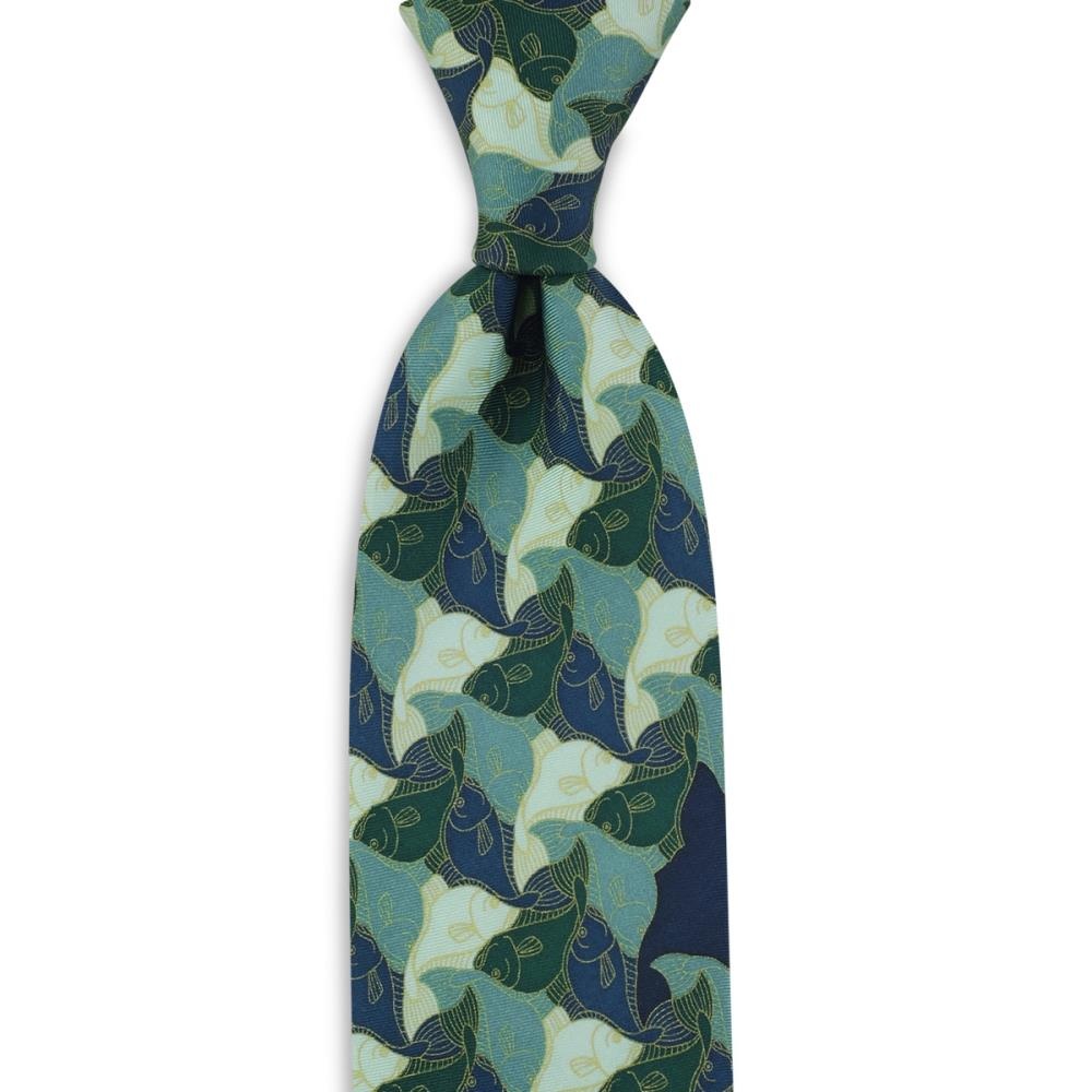 Krawatte Fish green - 1