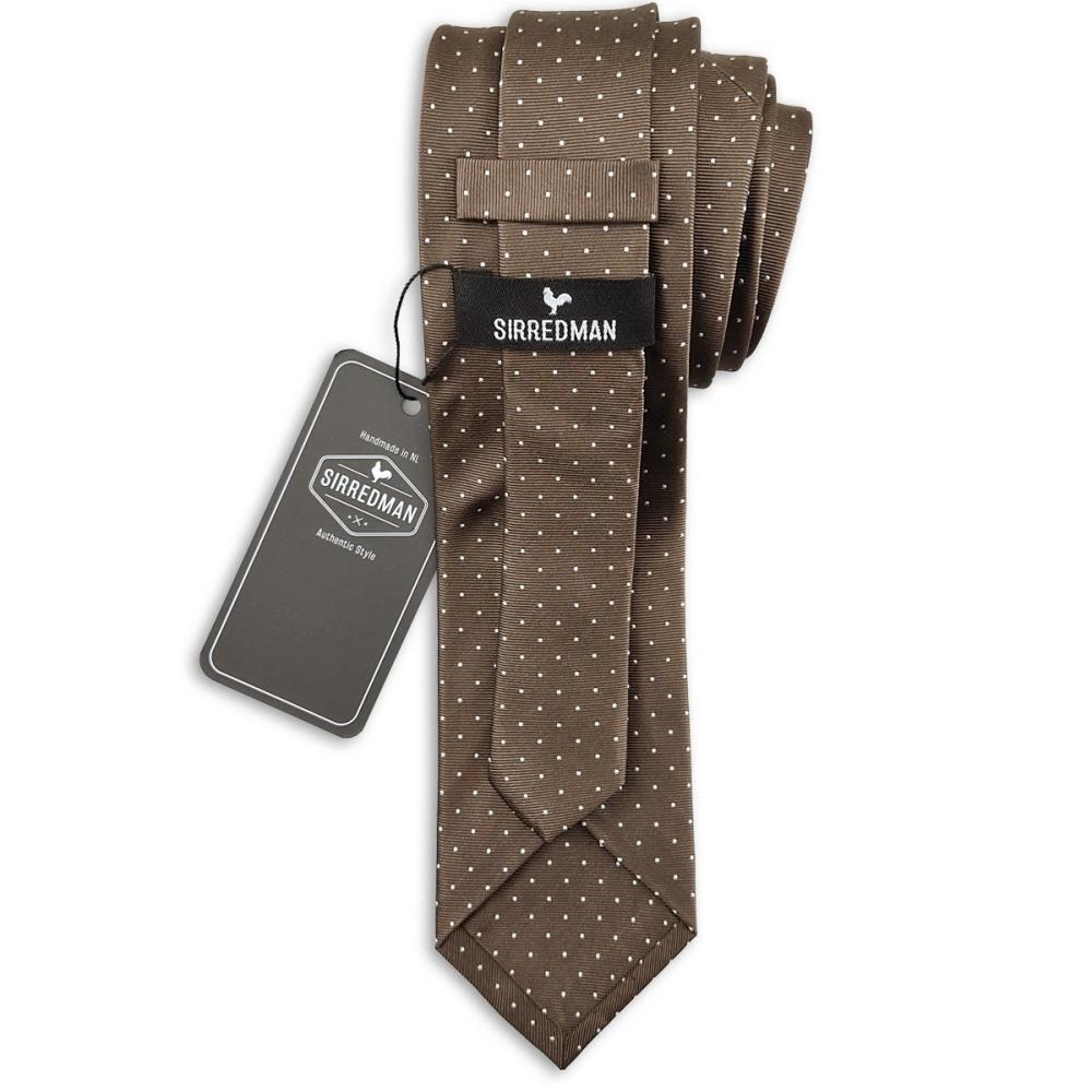 Krawatte Mayfair Dots Brown - 2