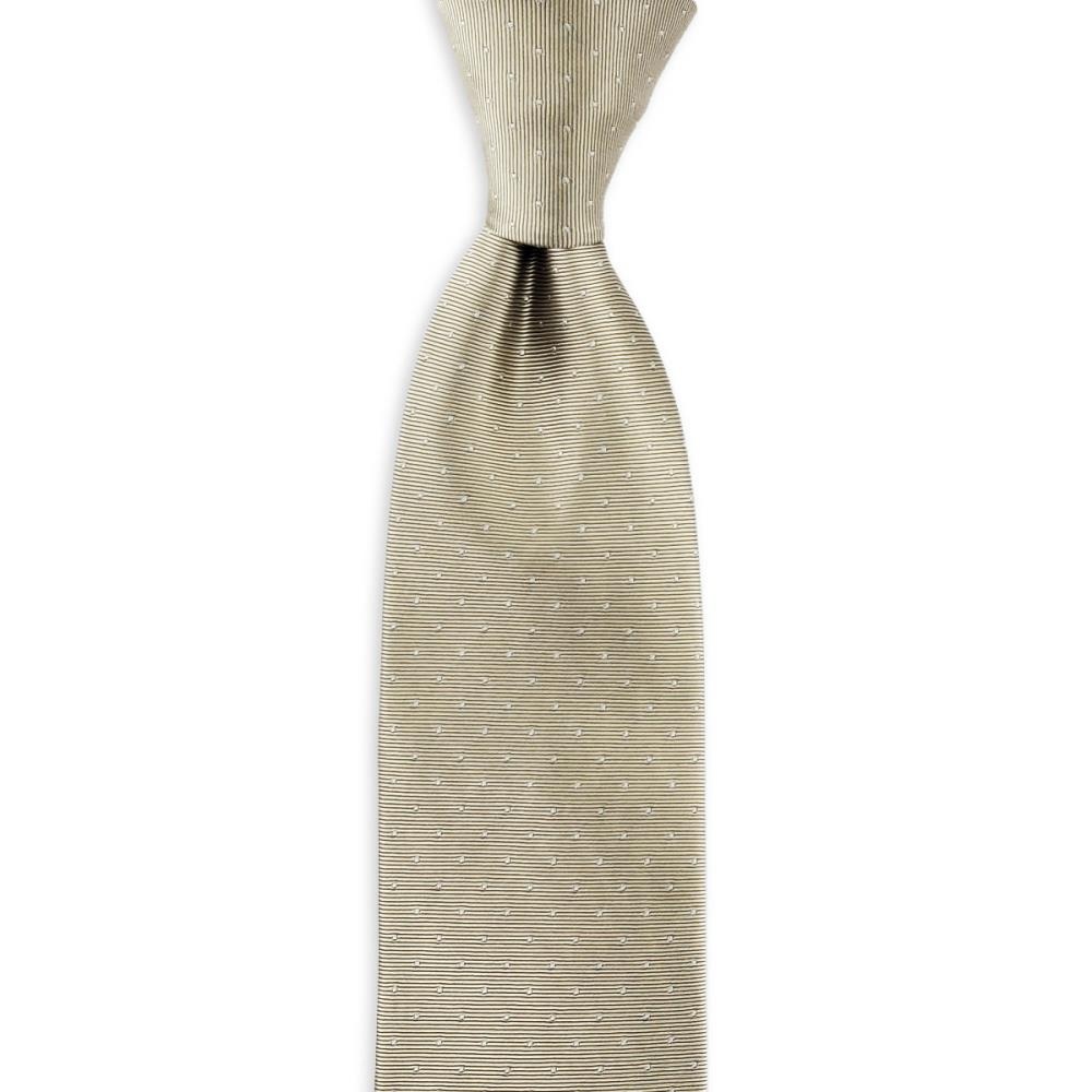 Krawatte Mayfair Dots Champagne - 1