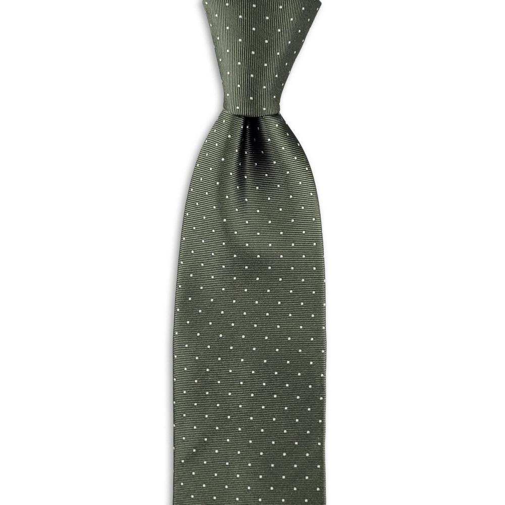 Krawatte Mayfair Dots Green - 1