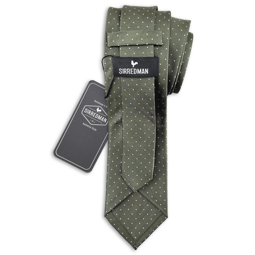 Krawatte Mayfair Dots Green - 2