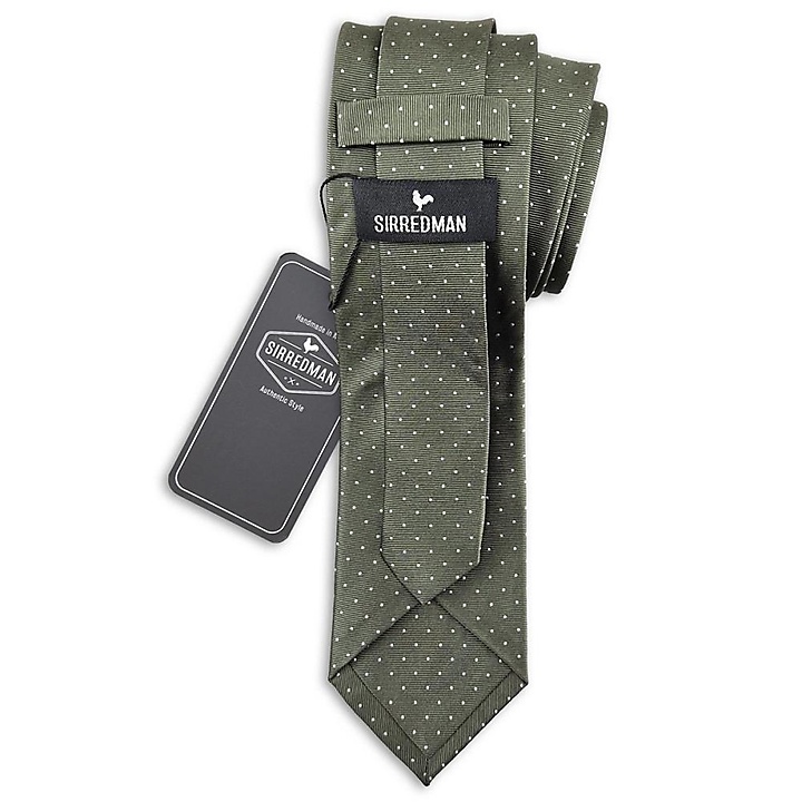 Krawatte Mayfair Dots Green