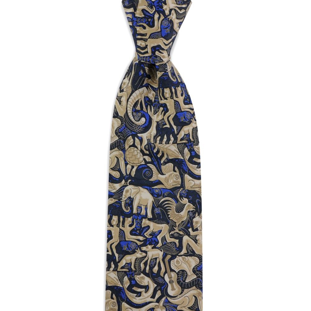 Krawatte Mozaic beige - 1