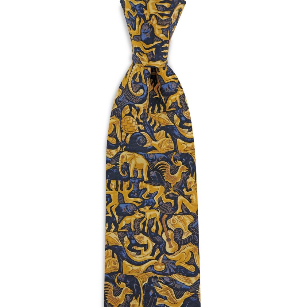 Krawatte Mozaic yellow - 1