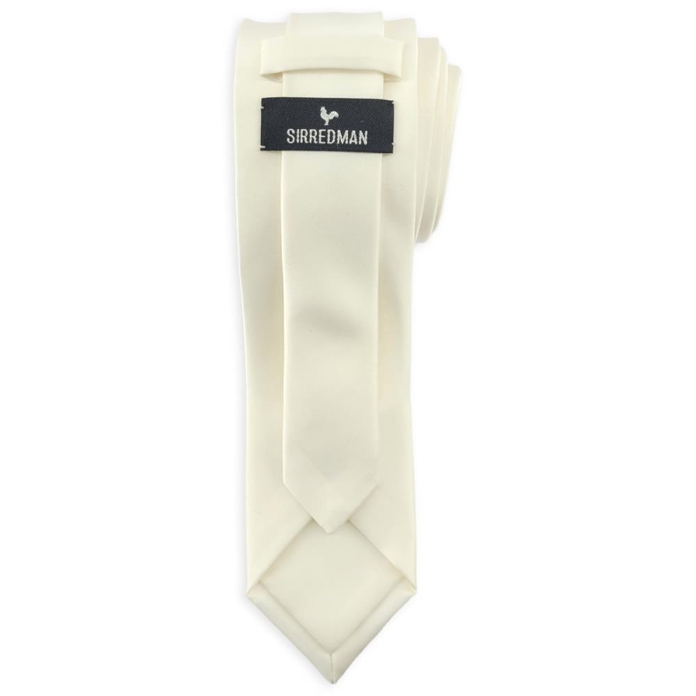 Krawatte Satin Grace Off-white - 3