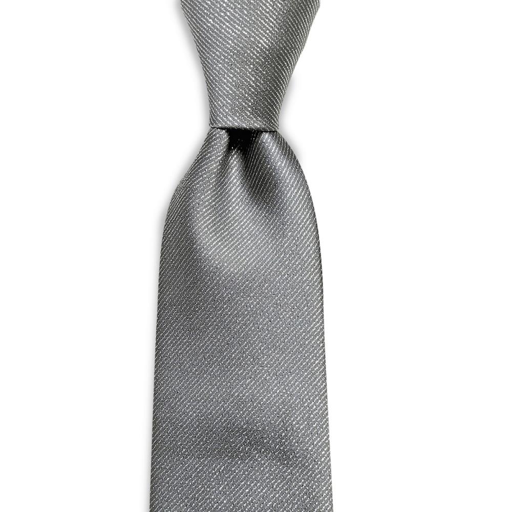 Krawatte silber lurex - 1