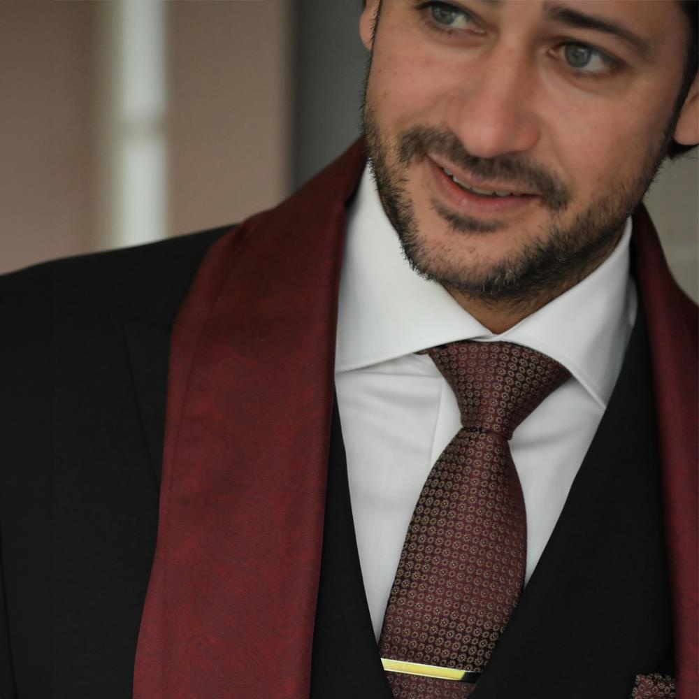 Krawatte Talented Tailor bordeaux - 2