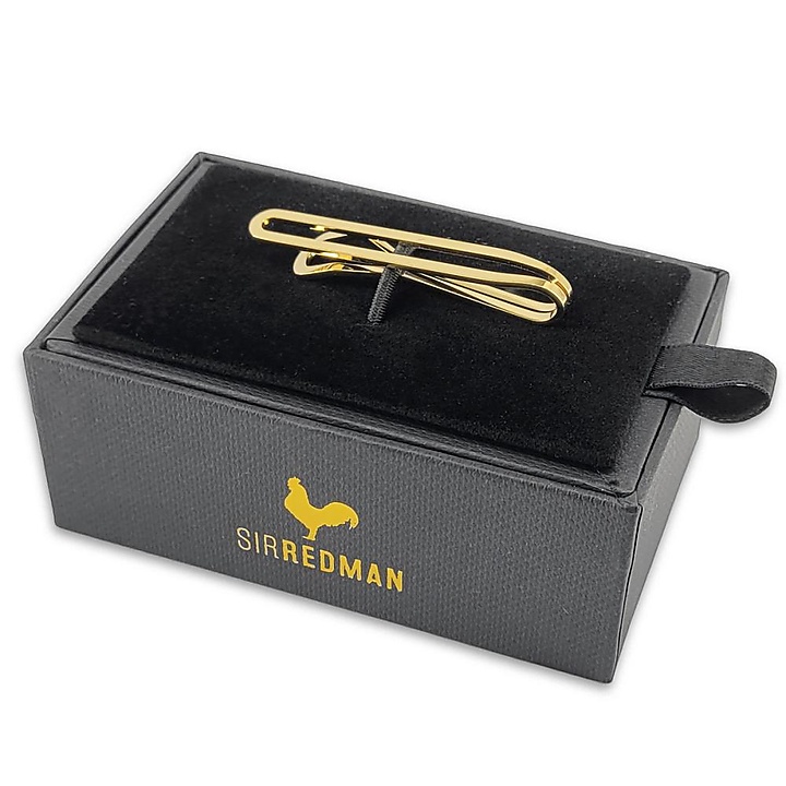 Krawattenadel Spacer gold