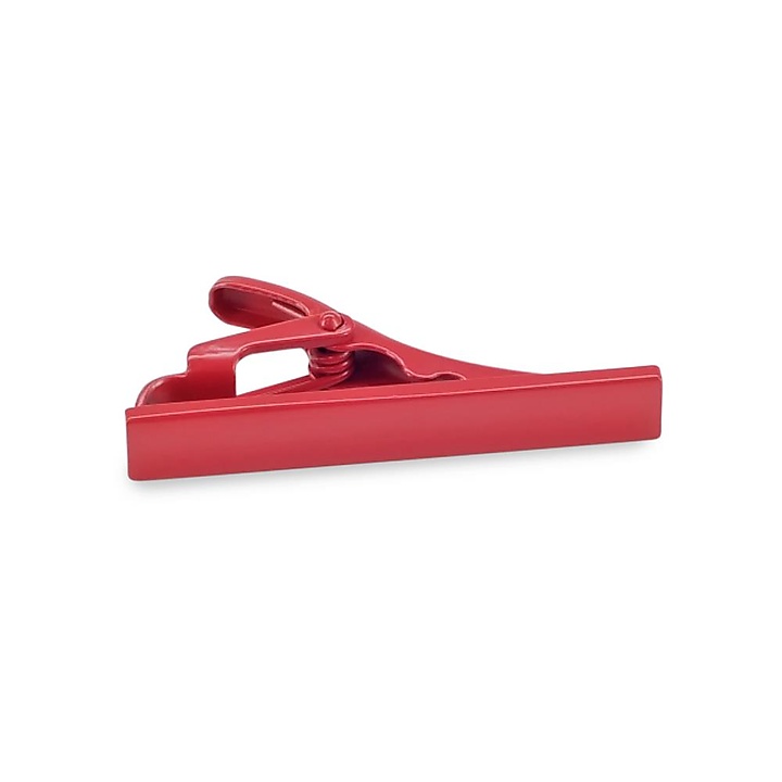 Krawattennadel kurz rot