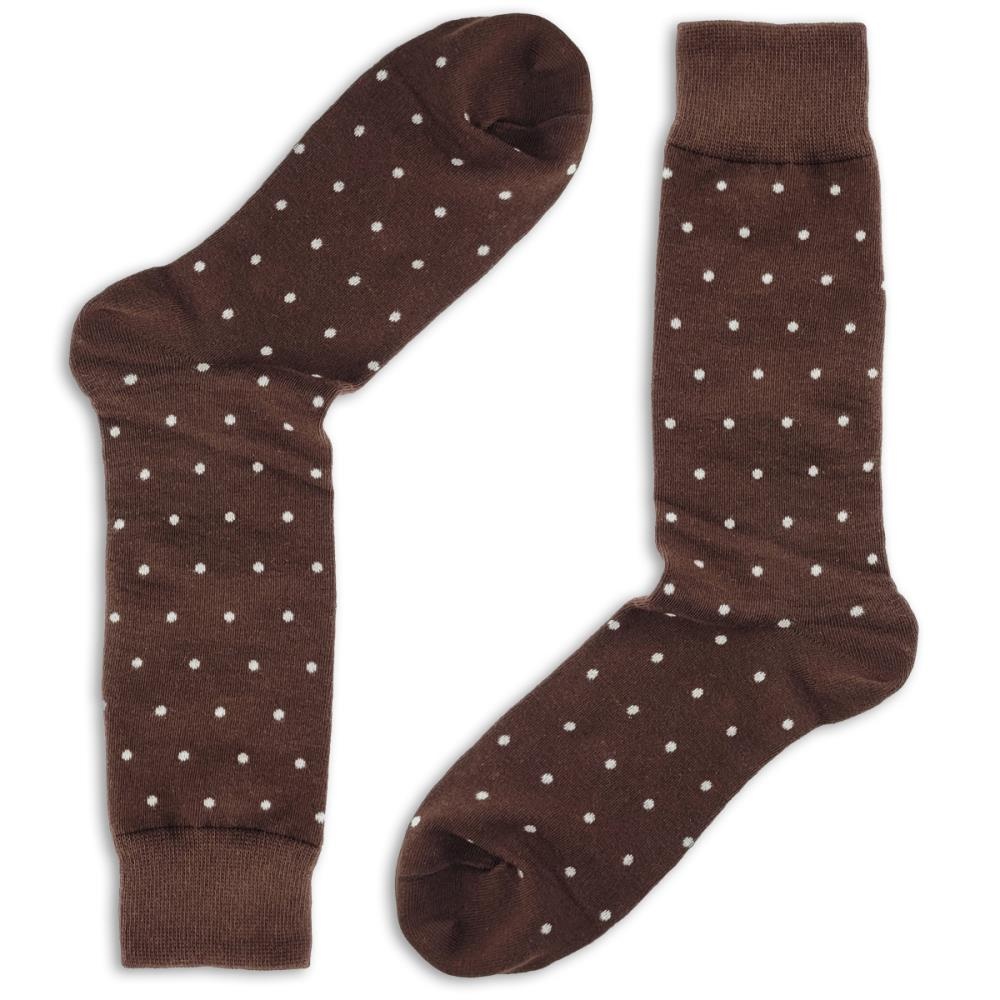 Lovely Socks Daily Dots braun - 1
