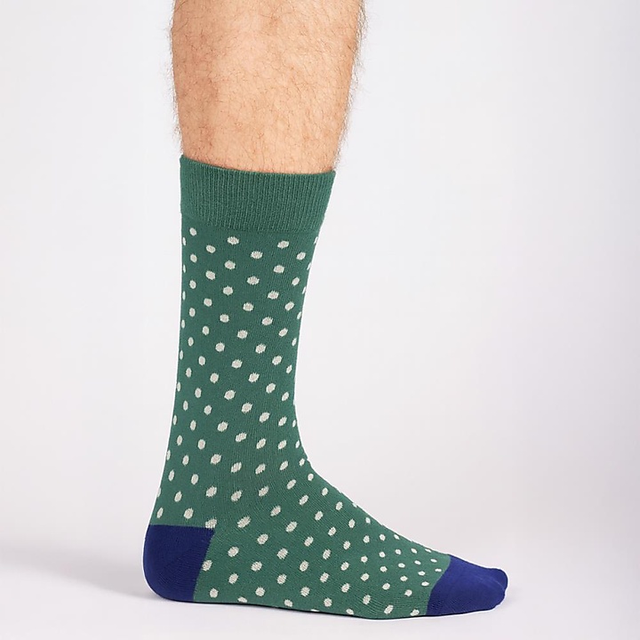 Lovely Socks Daily Dots grün