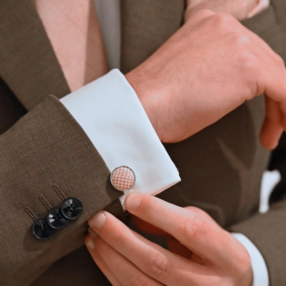 Manschettenknöpfe Charming Charles Terracotta - 1