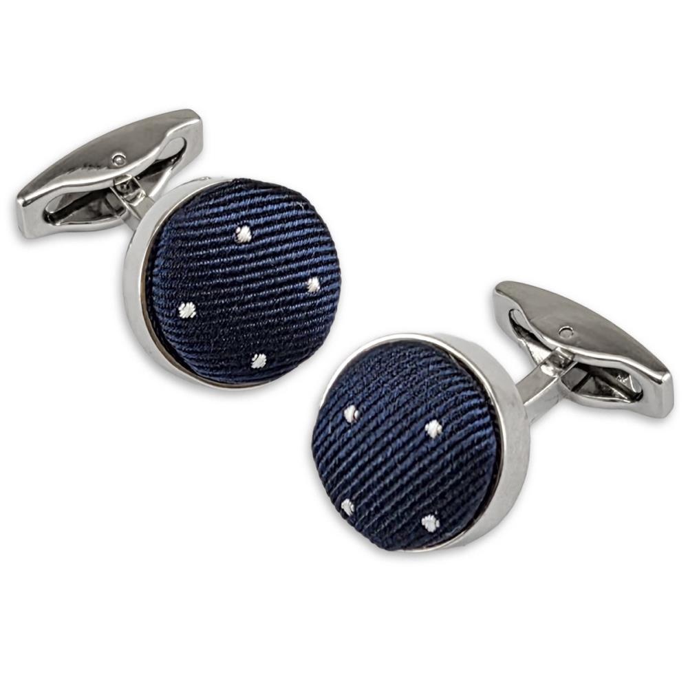 Manschettenknöpfe Mayfair Dots Navy - 1