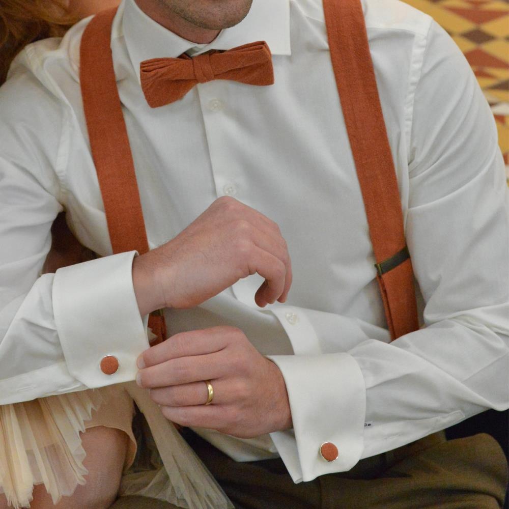 Manschettenknöpfe Pastel Promise Terra - 1