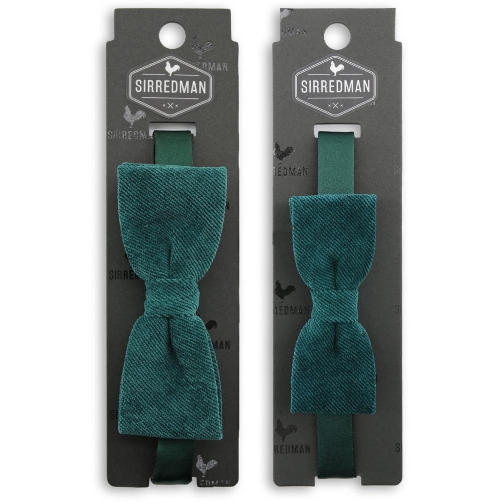 Mini-me Fliegen Set Corduroy smaragdgrün - 2