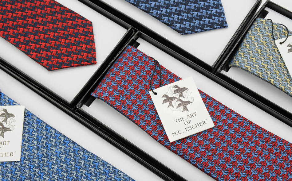 <p><i>We Love Ties x M.C. Escher</i></p>