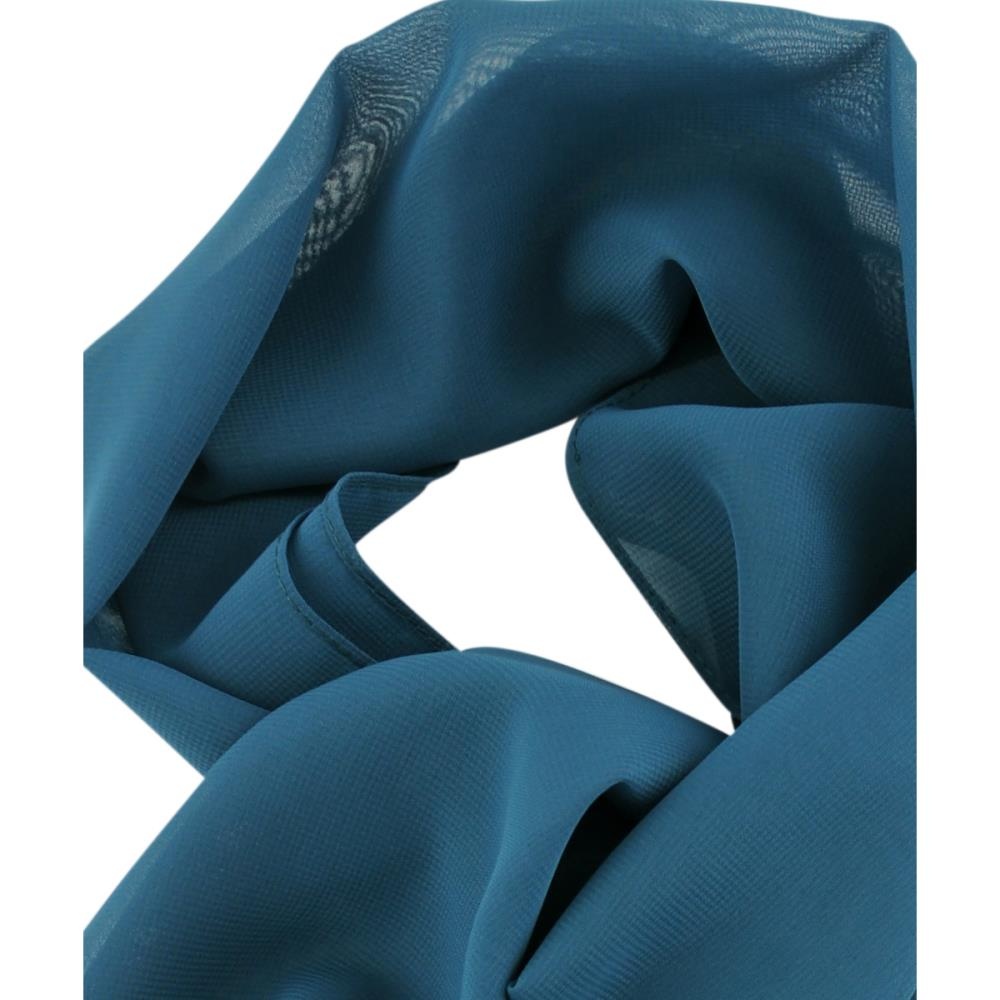 Schal Uni Antike blau länglich - 2