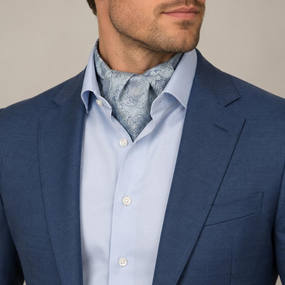 Schalkrawatte Eternal Paisley Light Blue - 1