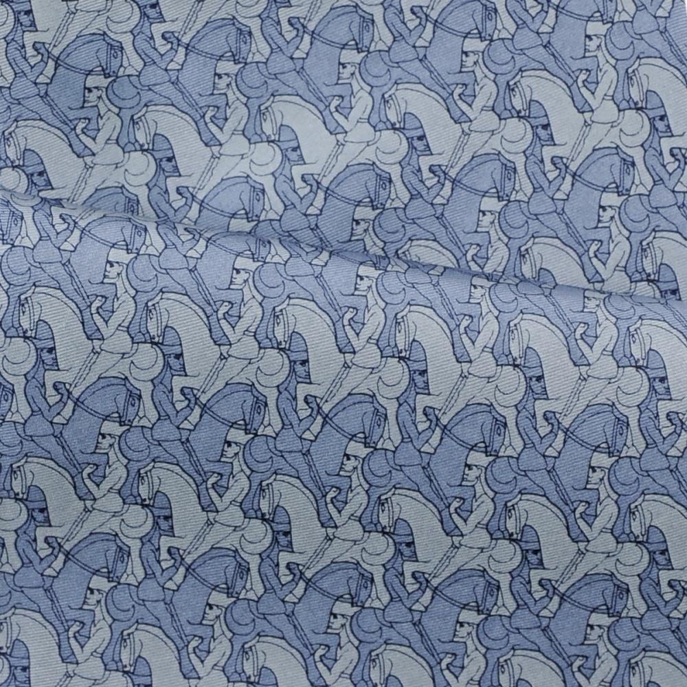 Schalkrawatte Horseman blue - 3