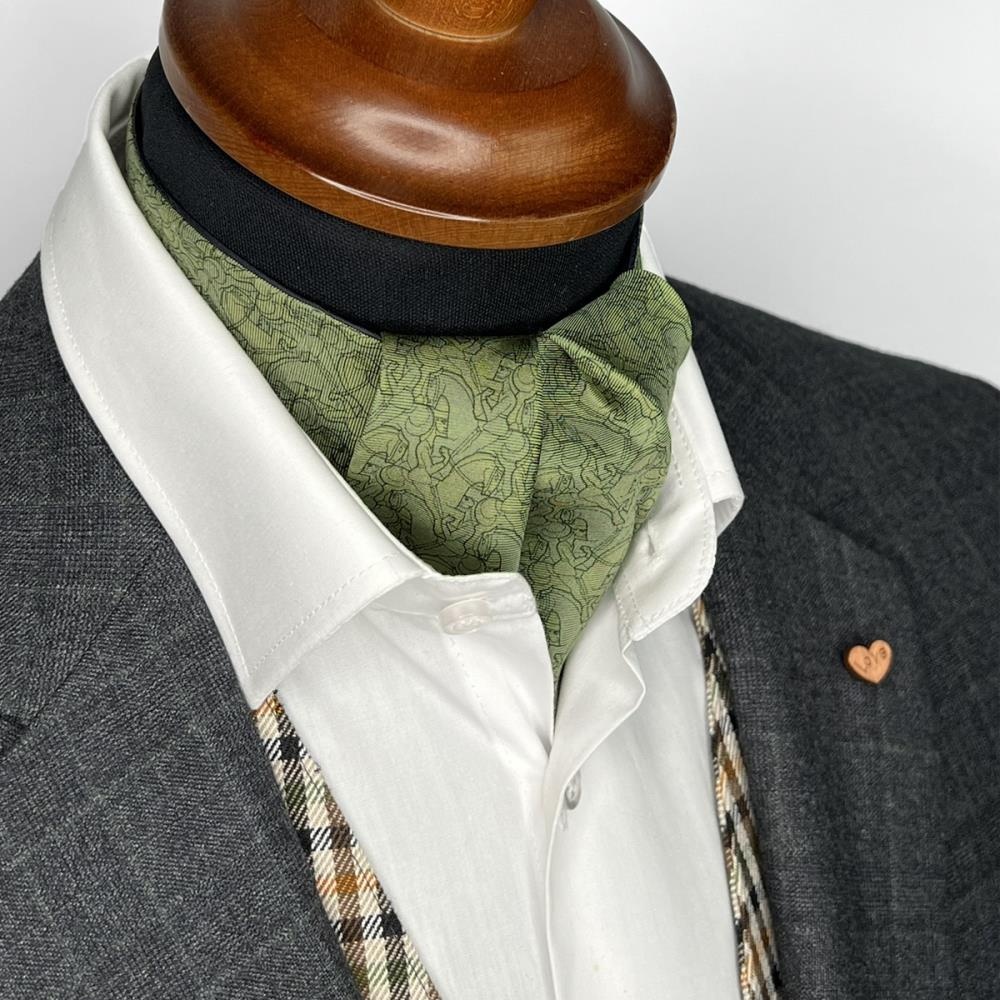 Schalkrawatte Horseman green - 2
