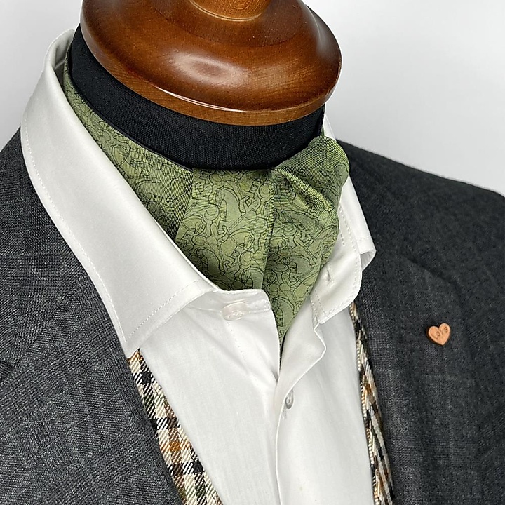 Schalkrawatte Horseman green