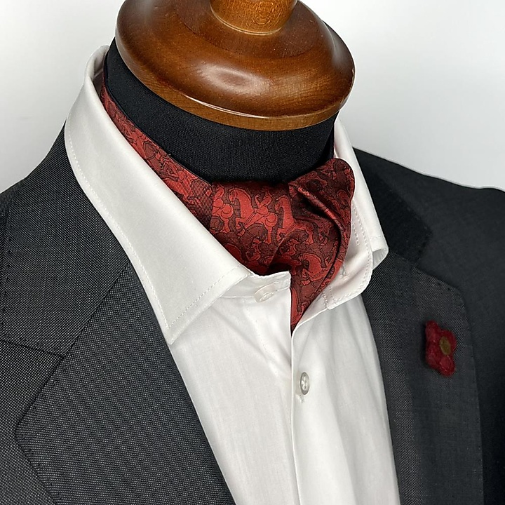 Schalkrawatte Horseman red