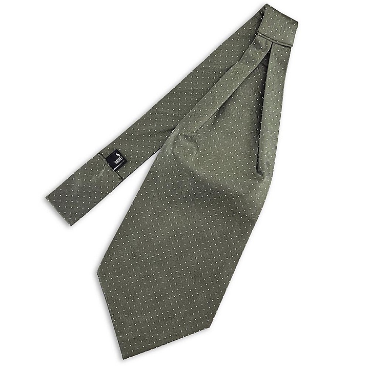 Schalkrawatte Mayfair Dots Green