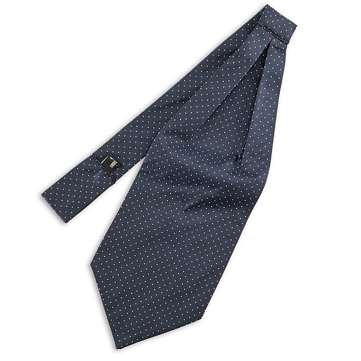 Schalkrawatte Mayfair Dots Navy
